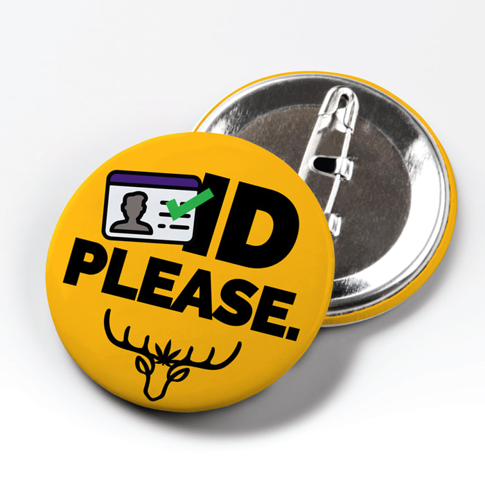 Purple Moose Cannabis Security Button